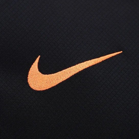 Camisa Nike Corinthians (Total 90) III 2025 - Preta e Laranja - Masculina - Torcedor