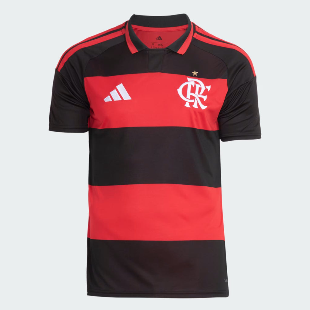 [PRÉ-VENDA] Camisa Flamengo I 2026/27 Torcedor Adidas Masculina - Vermelho+Preto