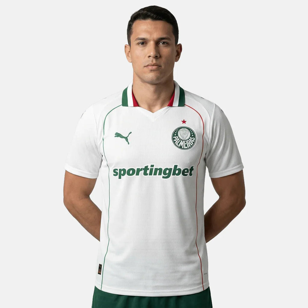 [PRÉ-VENDA] Camisa Palmeiras Away  2026/27 - Branca - Jogador