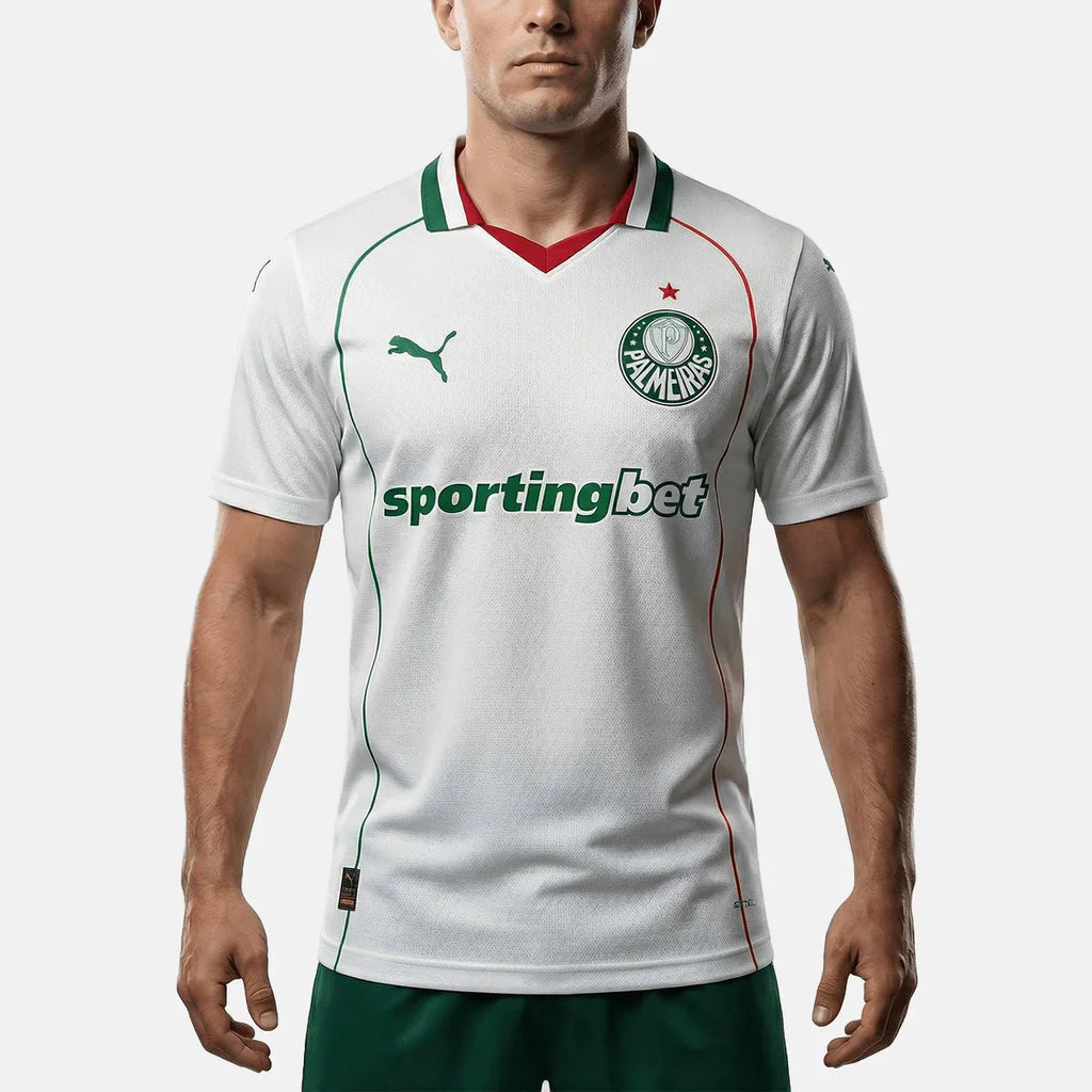 [PRÉ-VENDA] Camisa Palmeiras Away  2026/27 - Branca - Jogador