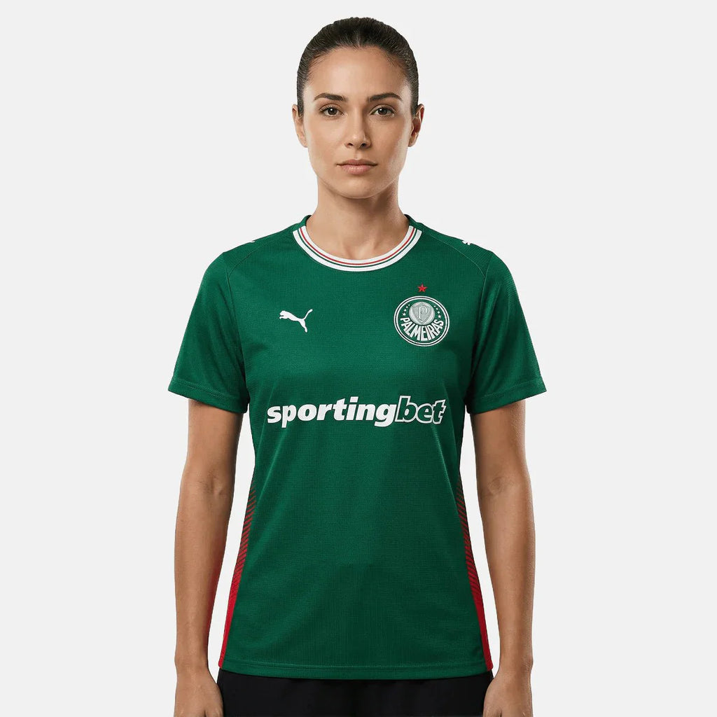 [PRÉ-VENDA] Camisa Feminina Puma Palmeiras 2026/27 Home