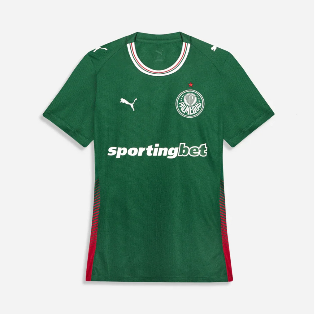 [PRÉ-VENDA] Camisa Feminina Puma Palmeiras 2026/27 Home