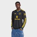 Camisa Manchester United III Manga Longa 25/26 - Torcedor Masculina - Preta